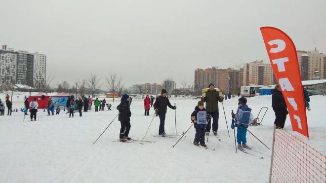 В Янино-1 и в Кудрово прошли лыжные соревнования