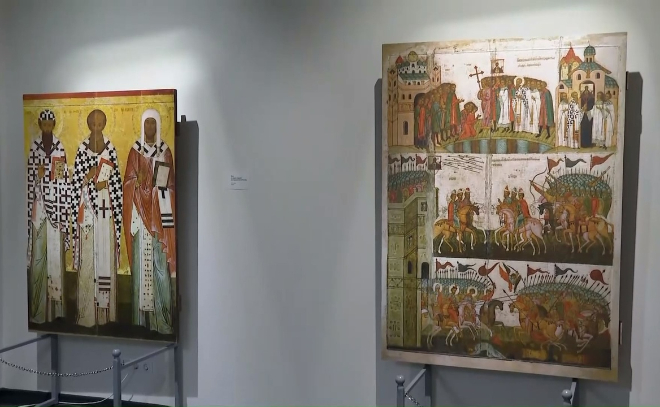 В Петербурге открылась выставка древнерусских новгородских икон «Безмолвная проповедь»