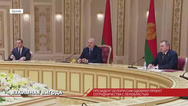 Президент Белоруссии одобрил проект сотрудничества с Ленобластью