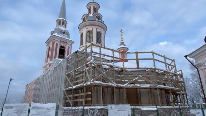 В Шлиссельбурге завершается реставрация фасадов Благовещенского собора