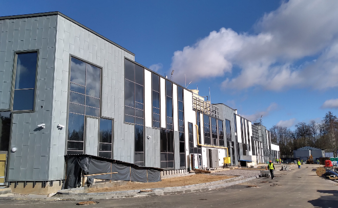 В Гатчинском районе заканчивается строительство Музейного реставрационного центра