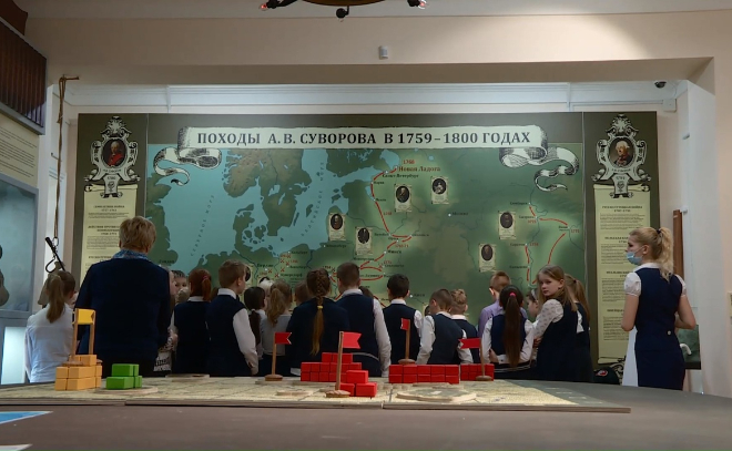 Более тысячи школьников Волховского района посетили музей Суворова в Новой Ладоге