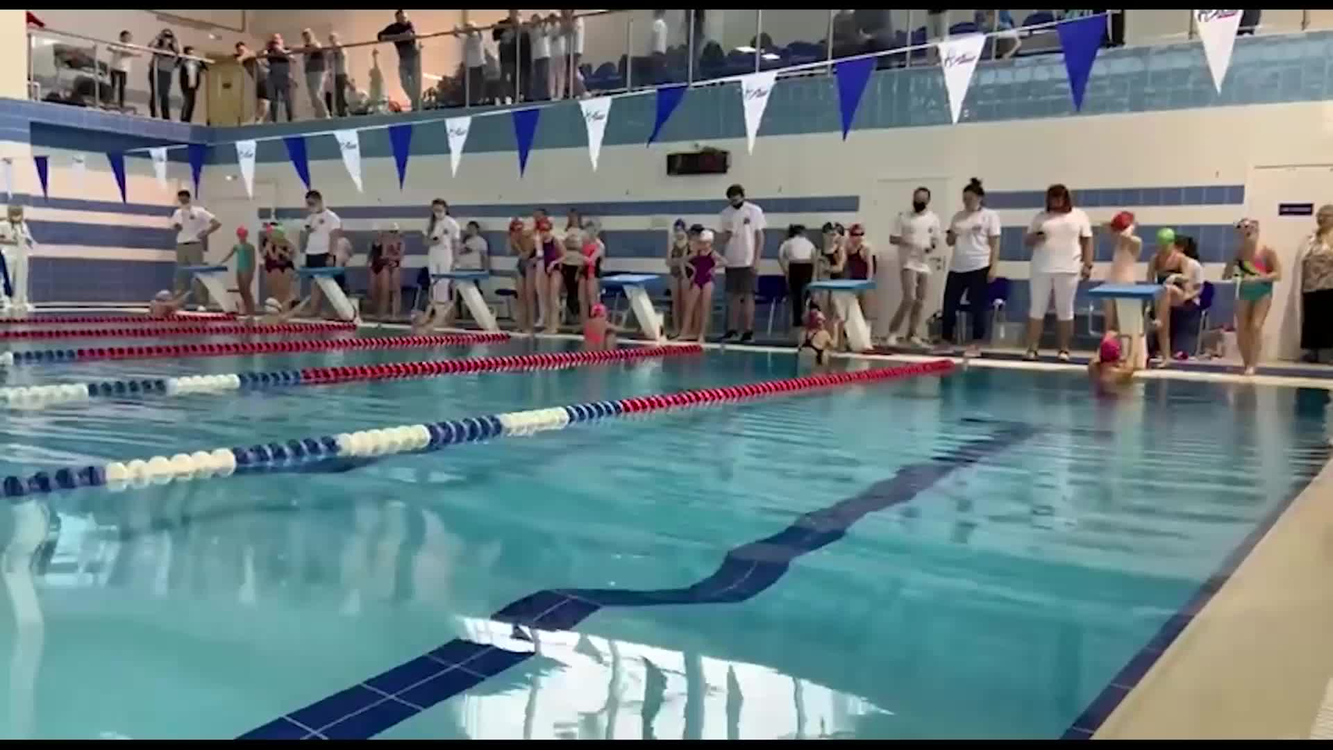 В Вырице прошел второй этап соревнований по плаванию «Ленинградская лига»
