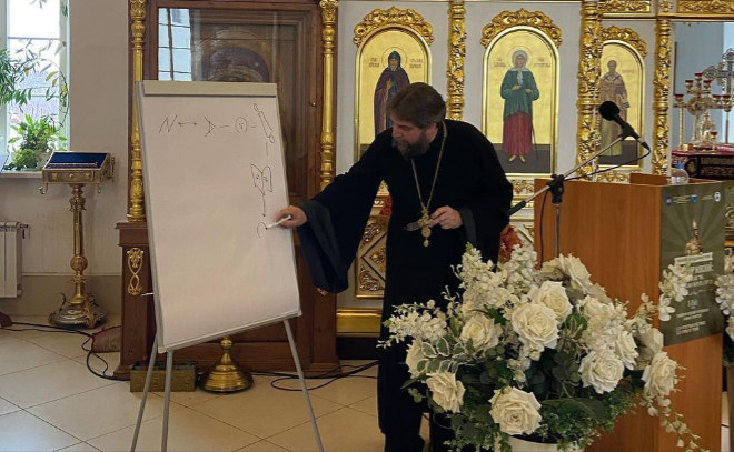 В Тихвинском монастыре прошли Пасхальные чтения, посвященные 800-летию князя Александра Невского