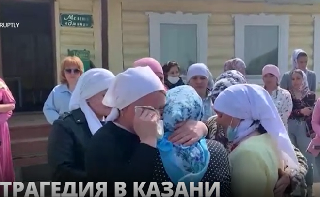 В Казани простились с погибшими в 175 гимназии