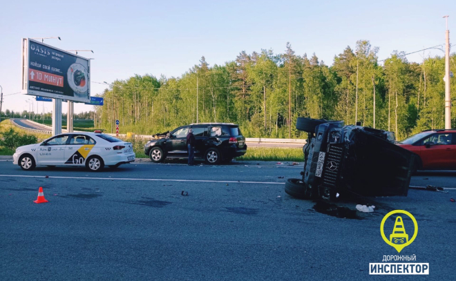 Стали известны подробности вчерашней аварии на Зеленогорском шоссе
