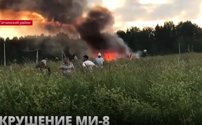 Военные следователи возбудили уголовное дело по статье о
нарушении правил полётов после падения Ми-8 Росгвардии в
Ленобласти