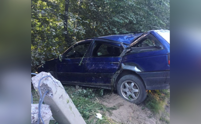 «Ленавтодор» опубликовал кадры с места аварий, которые произошли на этой неделе в Ленобласти