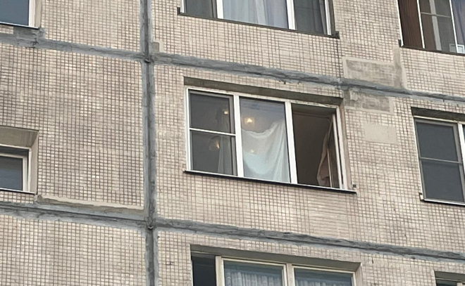 В Невском районе после падения из окна погибла пятилетняя девочка