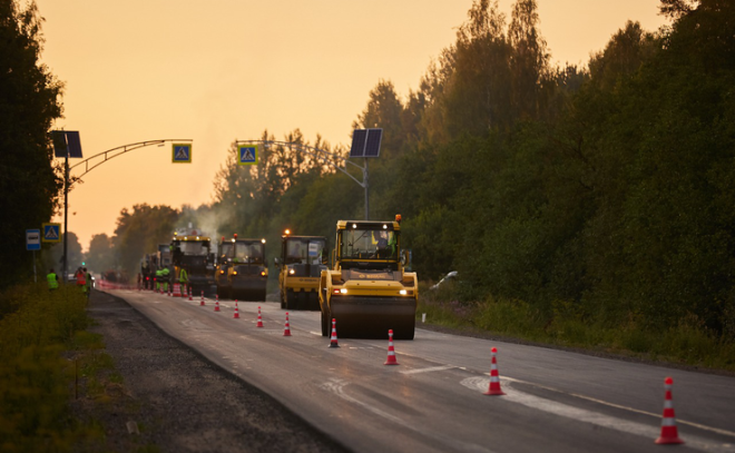 Красносельское шоссе будут ремонтировать ночью