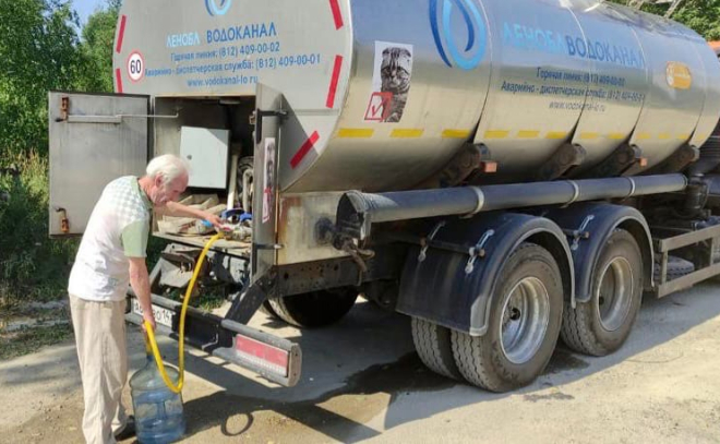 В выходные Леноблводоканал привезет питьевую воду в Тосненский район