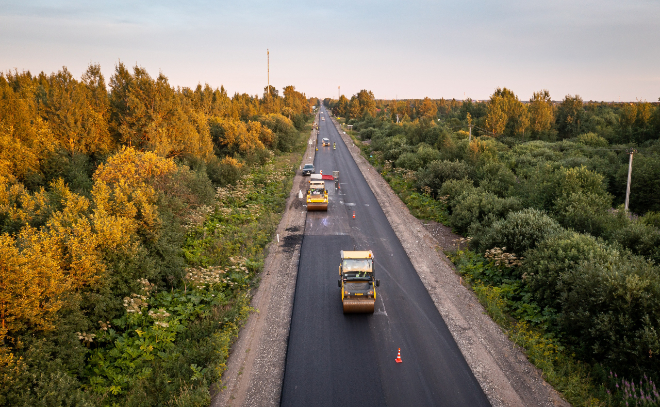 В дорожном комитете Ленобласти поделились информацией о дорожных работах на Красносельском шоссе