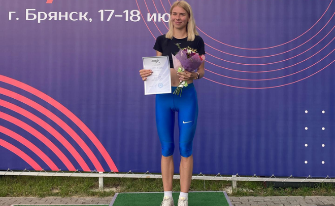 Спортсменка из Ленобласти взяла золото на Кубке России по легкой атлетике
