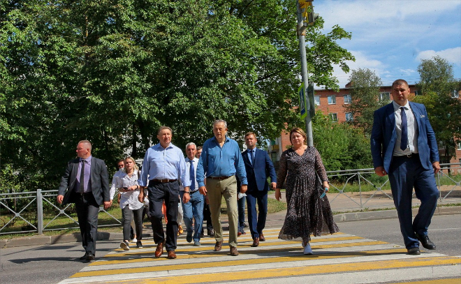 Визит губернатора в Сланцевский район в ярких фото ЛенТВ24