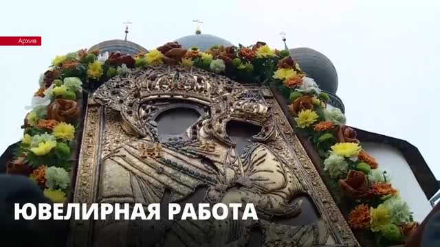 В Санкт-Петербурге создали точную копию Тихвинской иконы Божией Матери