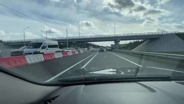 Авария на трассе "Скандинавия" собрала пробку