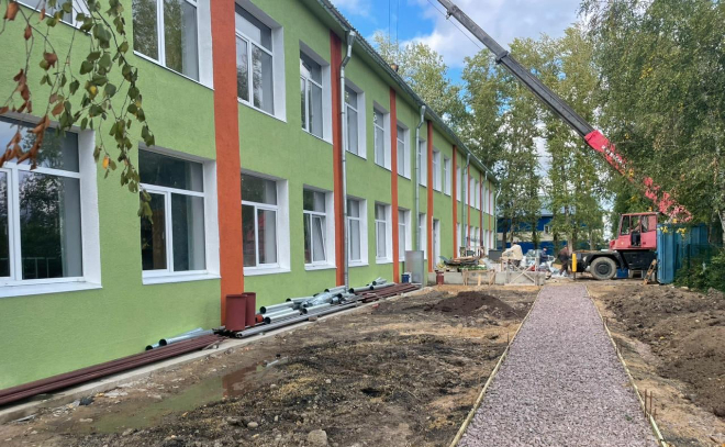 В Лукашевской школе завершен ремонт на втором этаже
