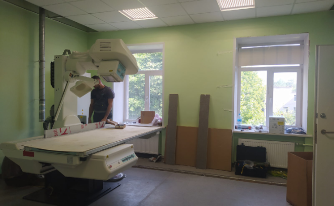 В больницах Гатчинского района заканчивают ремонты двух рентген-кабинетов