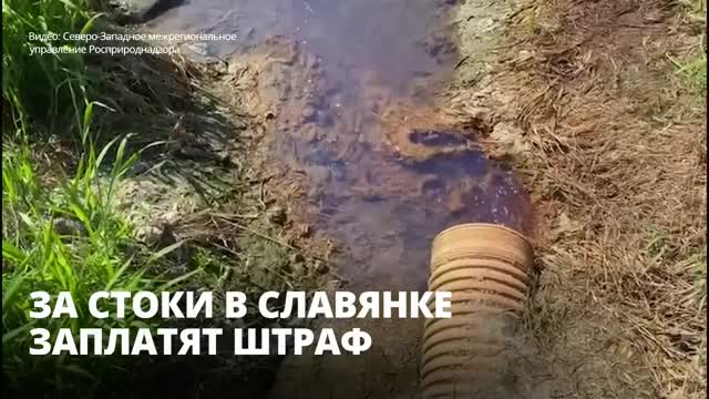 За загрязнение реки Славянка заплатят 285 тысяч рублей