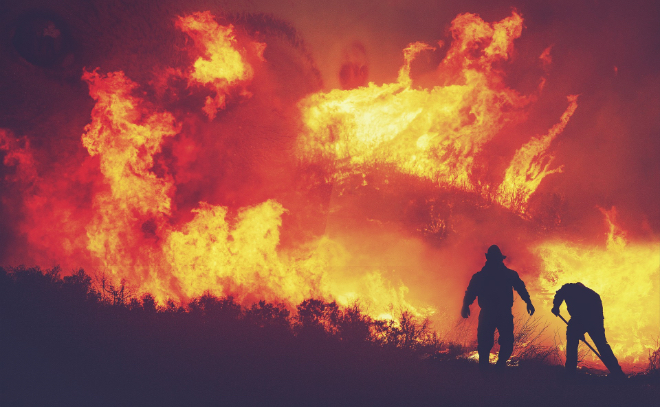 Ночью пожарные тушили горящие дачи во Всеволожском и Выборгском районах Ленобласти