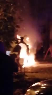 Малолетние хулиганы подожгли детскую площадку в Кронштадте