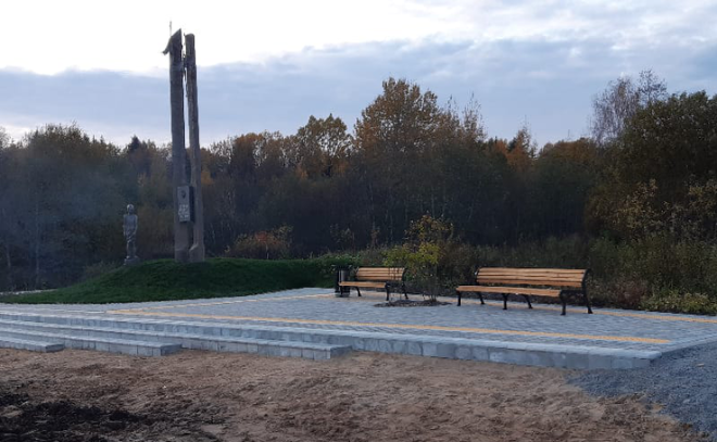 В Ленобласти отреставрировали мемориал «Памяти расстрелянного детства»