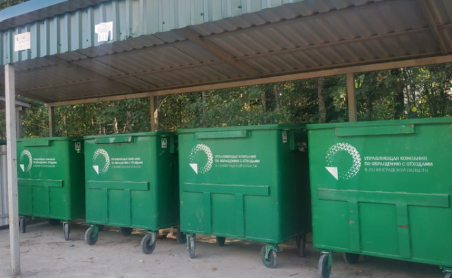 До конца года в Ленобласти обустроят 850 площадок для сбора мусора