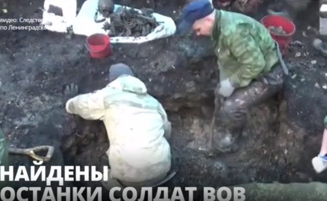 Спасатели поискового отряда «Воин» обнаружили военное захоронение времен Великой Отечественной войны