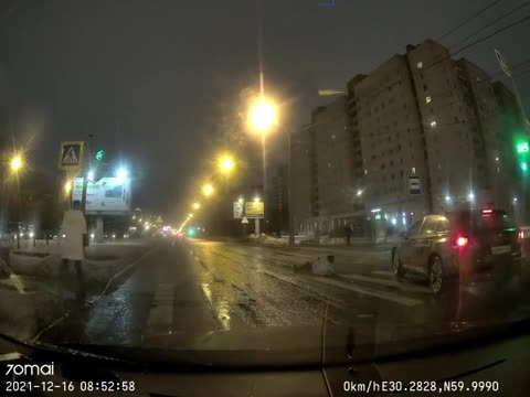 Автомобилист сбил женщину на пешеходном переходе в Приморском районе