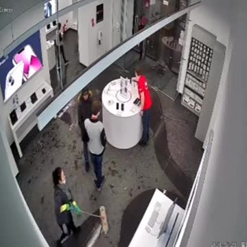 В магазине техники в Петербурге мужчина вырвал у продавца ноутбук и убежал
