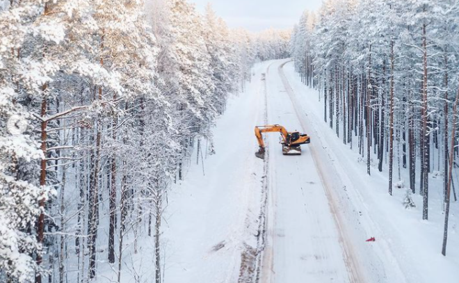 Весной 2022 года завершат ремонт дороги «Громово — Яблоновка» в Приозерском районе