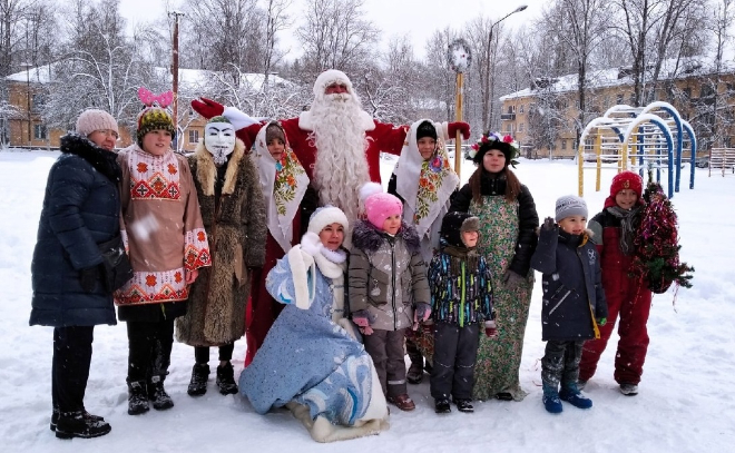 В Ленинградской области проходят святочные гуляния
