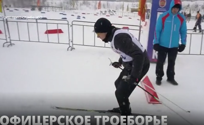 В Петербурге подвели итоги чемпионата по зимнему
офицерскому троеборью