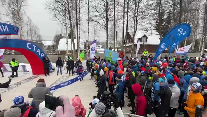 В Ленинградской области прошел 53 марафон «Дорога жизни»