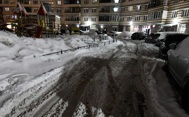 Александр Дрозденко раскритиковал администрацию Мурино за плохую уборку снега
