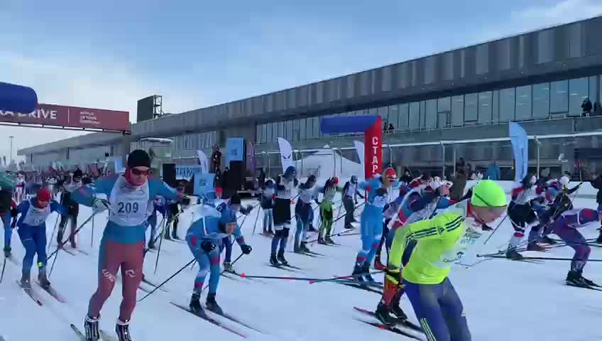 В Приозерском районе прошла гонка «Лыжня России»