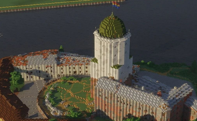 Архитектурные достопримечательности Ленинградской области воссоздали в игре Minecraft