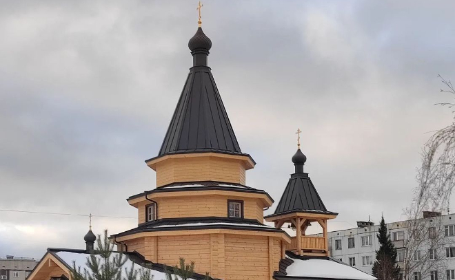 В поселке Починок Приозерского района освятили новый храм