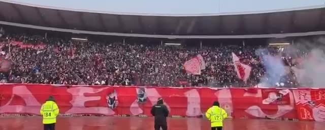 Сербские футбольные фанаты выступили в поддержку России