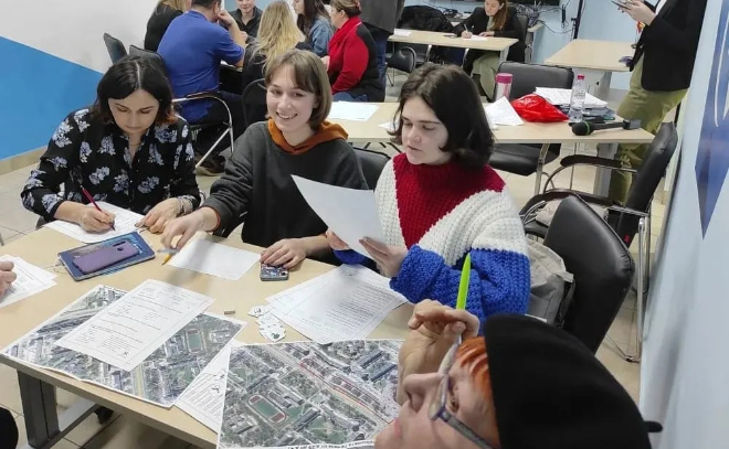 Студенты-архитекторы разрабатывают дизайн-проект благоустройства общественной территории в Тосно