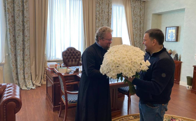 Сенатор от Ленобласти встретился с епископом Выборгским и Приозерским Игнатием
