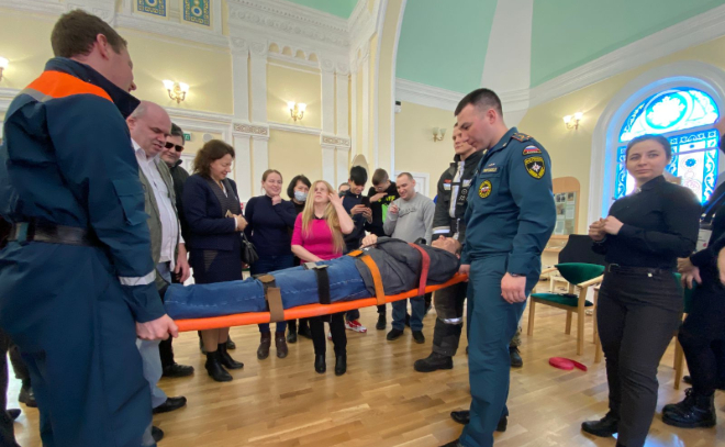 В Петербурге провели семинар о правилах поведения во время ЧС для людей с ограниченными возможностями здоровья