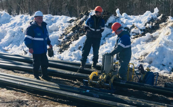 В Гатчинском районе построили новый межпоселковый газопровод