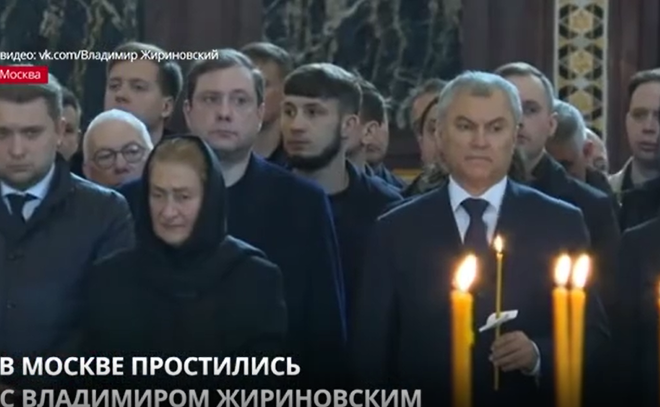 На новодевичьем кладбище в Москве похоронили Владимира
Жириновского