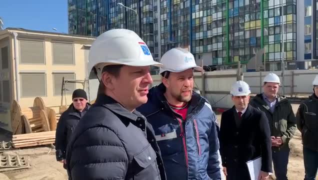 Евгений Барановский осмотрел строящуюся школу на 1000 мест в Кудрово