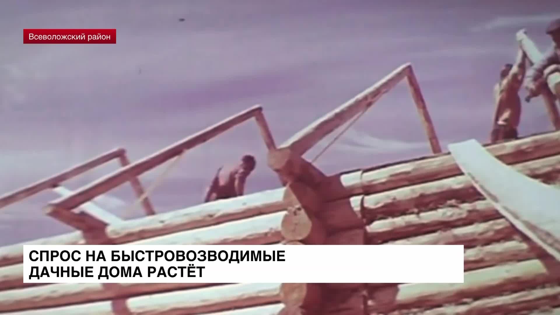 Спрос на быстровозводимые дачные дома растет