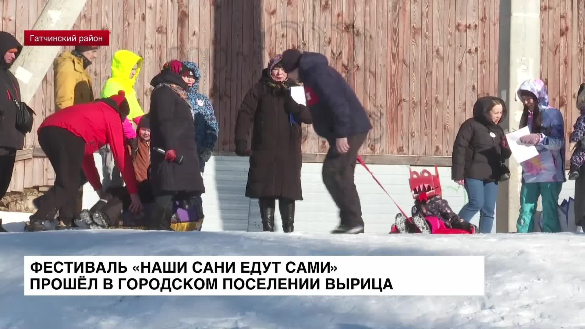 Фестиваль «Наши сани едут сами» прошел в городском поселении Вырица